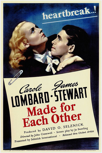 Made for Each Other (1939) John Cromwell, Carole Lombard, James Stewart, Charles Coburn