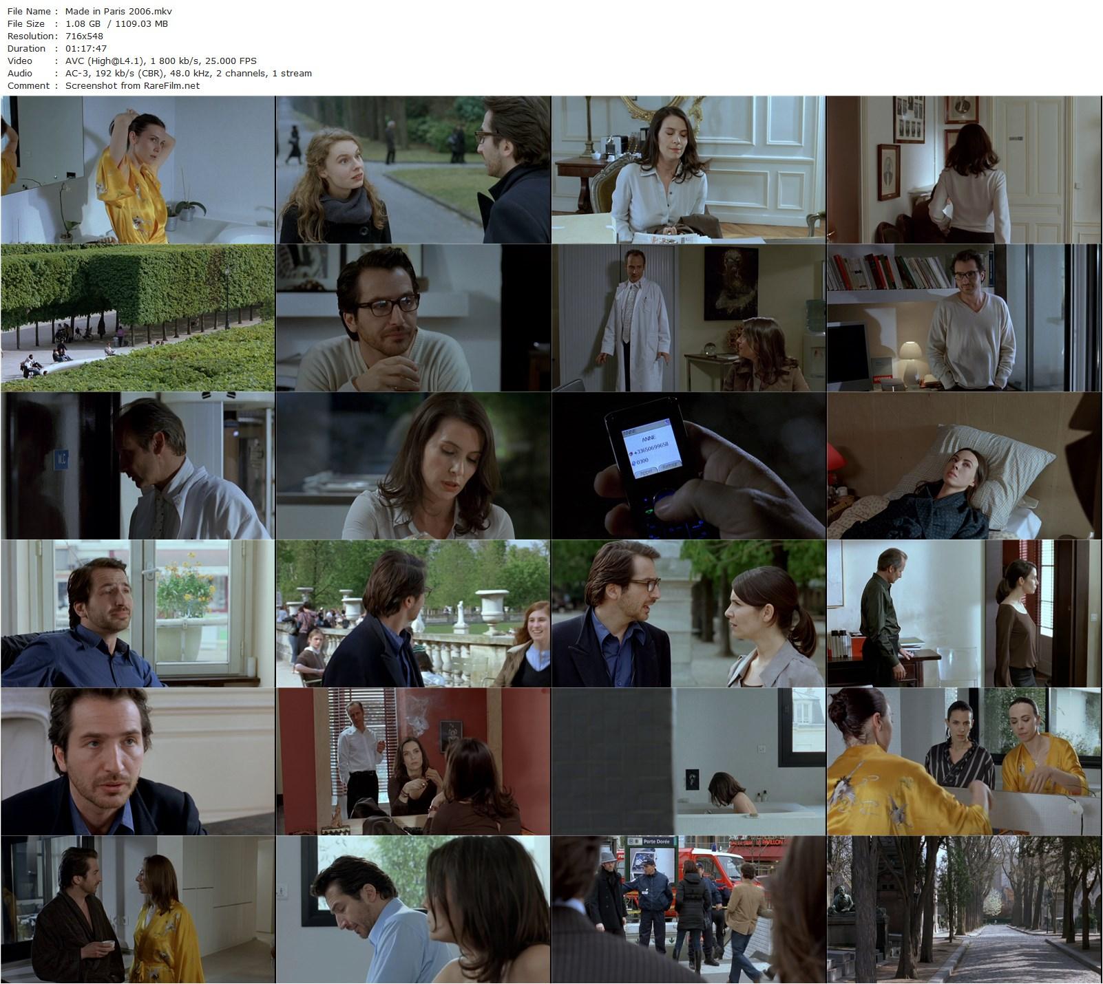 Made in Paris / Je pense à vous (2006) Pascal Bonitzer, Edouard Baer, Géraldine Pailhas, Marina de Van-poster