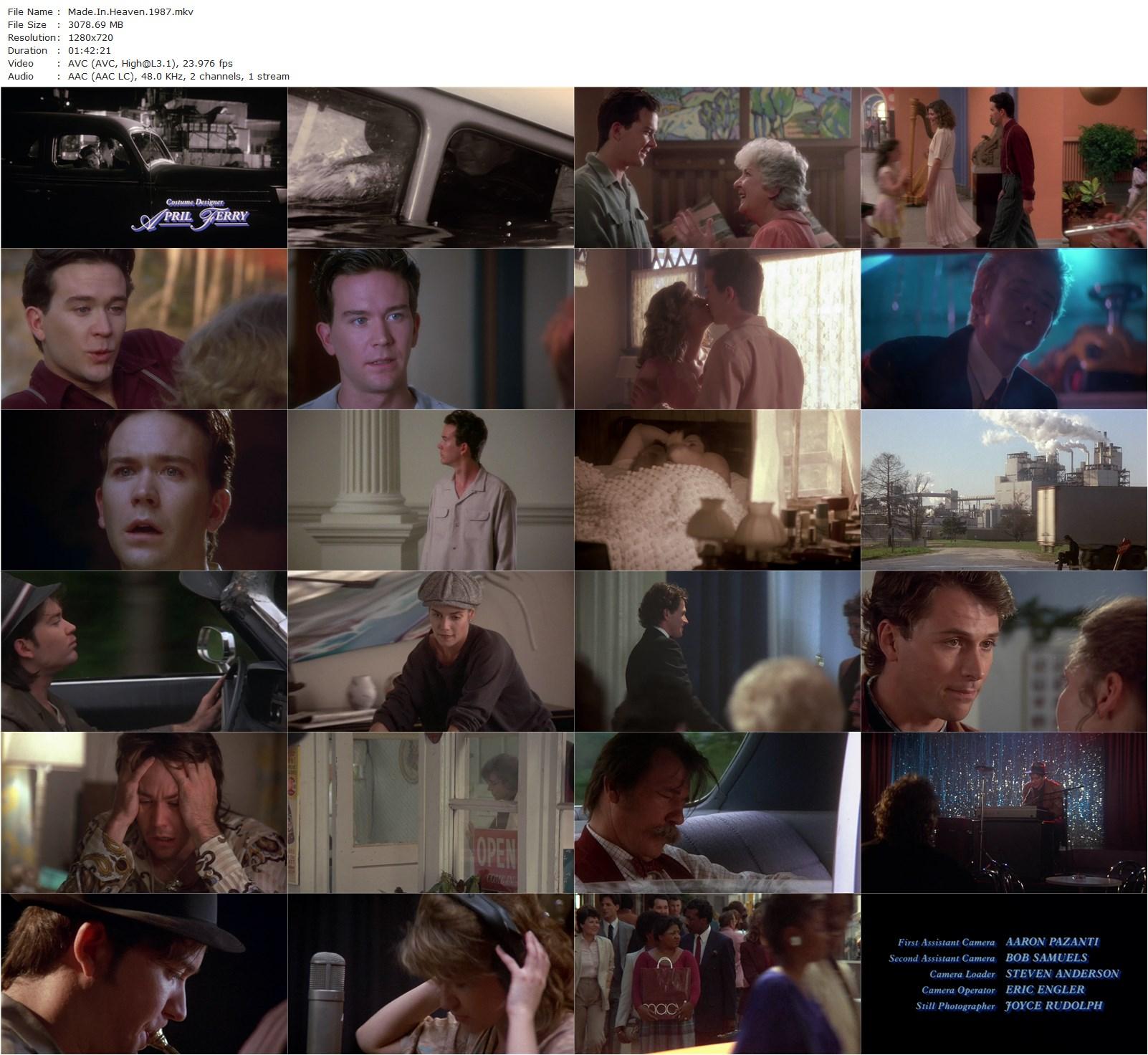 Made in Heaven (1987) Alan Rudolph, Timothy Hutton, Kelly McGillis, Maureen Stapleton-poster