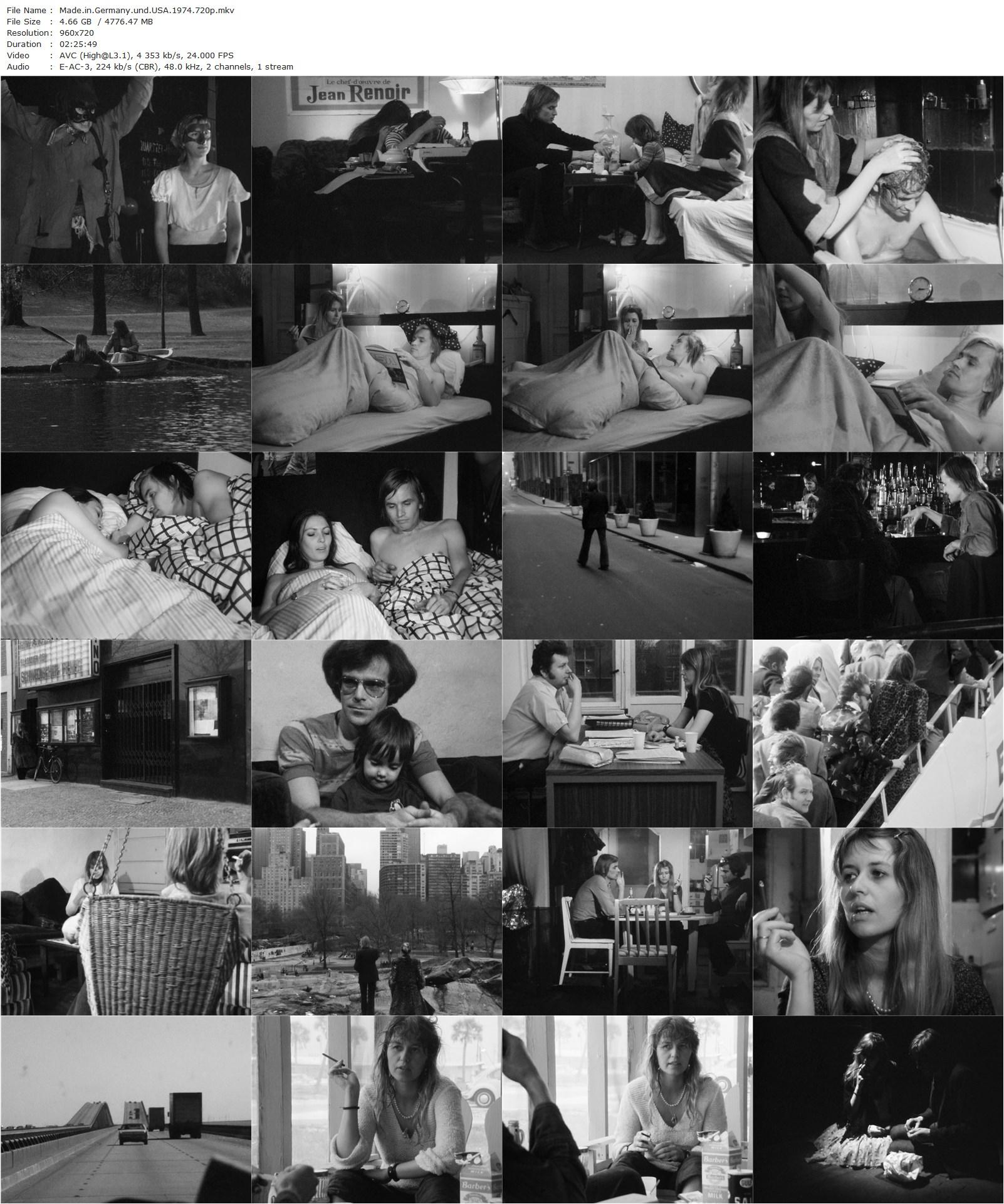 Made in Germany und USA (1974) Rudolf Thome, Karin Thome, Eberhard Klasse, Alf Bold-poster