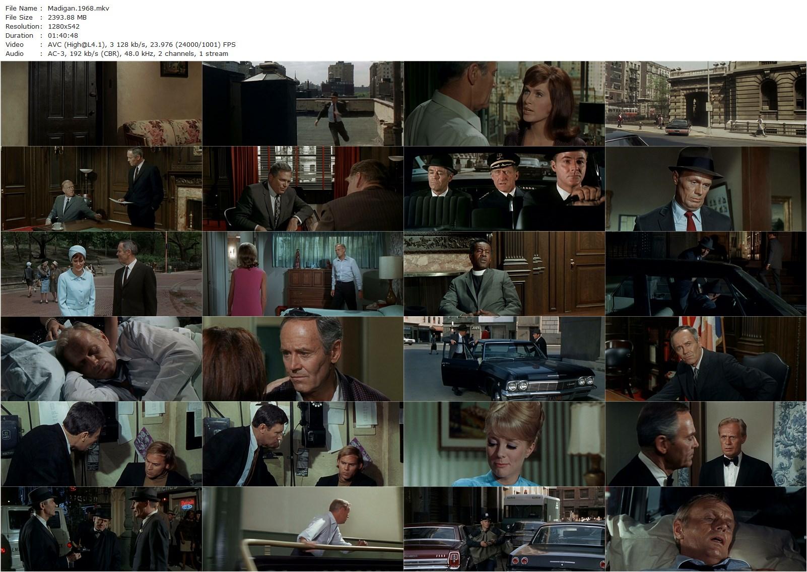 Madigan (1968) Don Siegel, Richard Widmark, Henry Fonda, Inger Stevens-poster