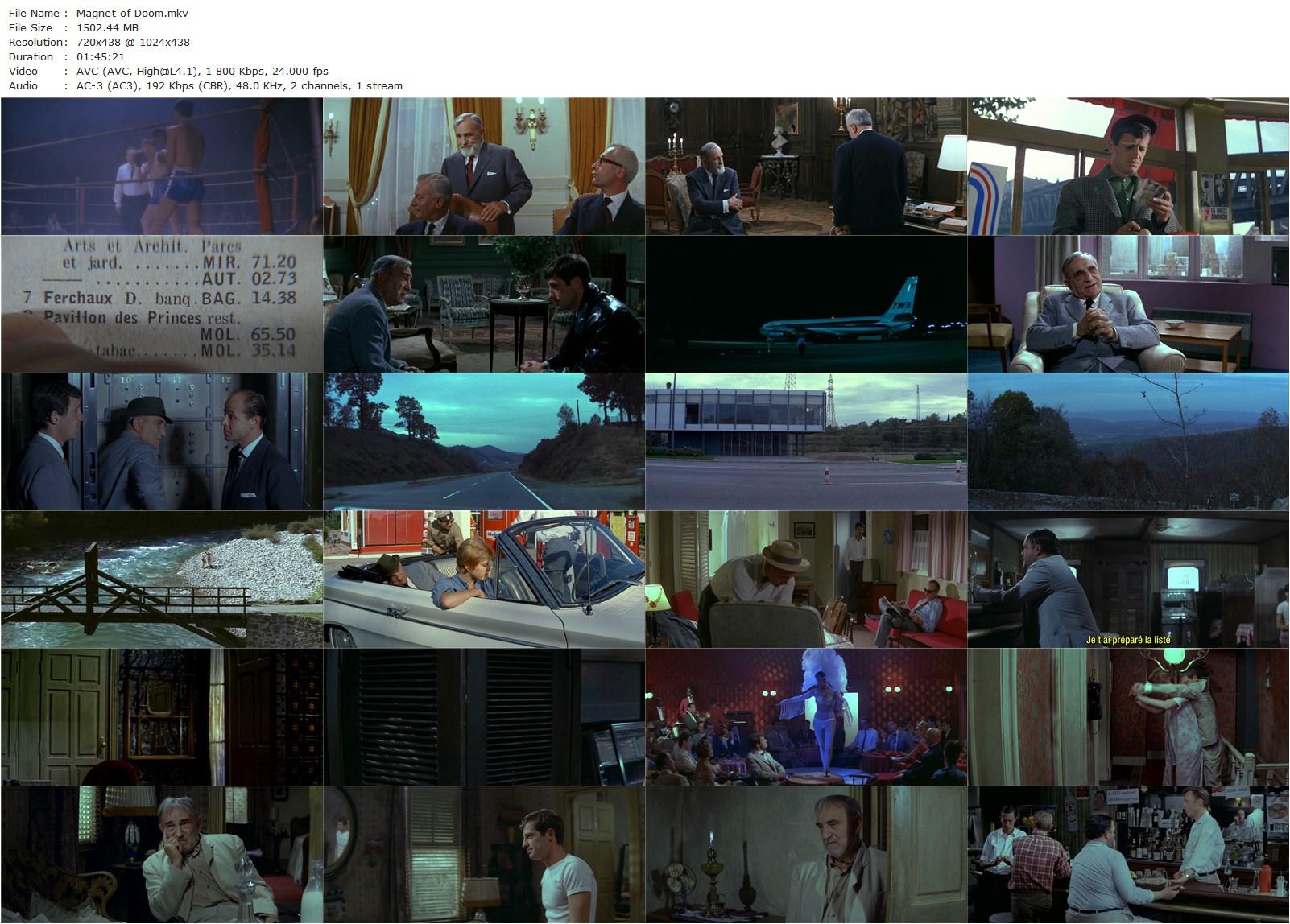 Magnet of Doom (1963) Jean-Pierre Melville, Jean-Paul Belmondo, Charles Vanel, Michèle Mercier-poster