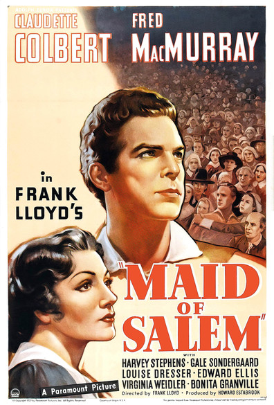 Maid Of Salem (1937) Frank Lloyd, Claudette Colbert, Fred MacMurray, Harvey Stephens, Drama