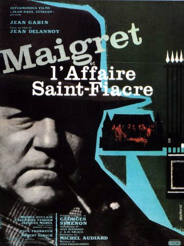 Maigret and the St. Fiacre Case AKA Maigret et l’affaire Saint-Fiacre (1959) Jean Delannoy, Jean Gabin, Michel Auclair, Valentine Tessier