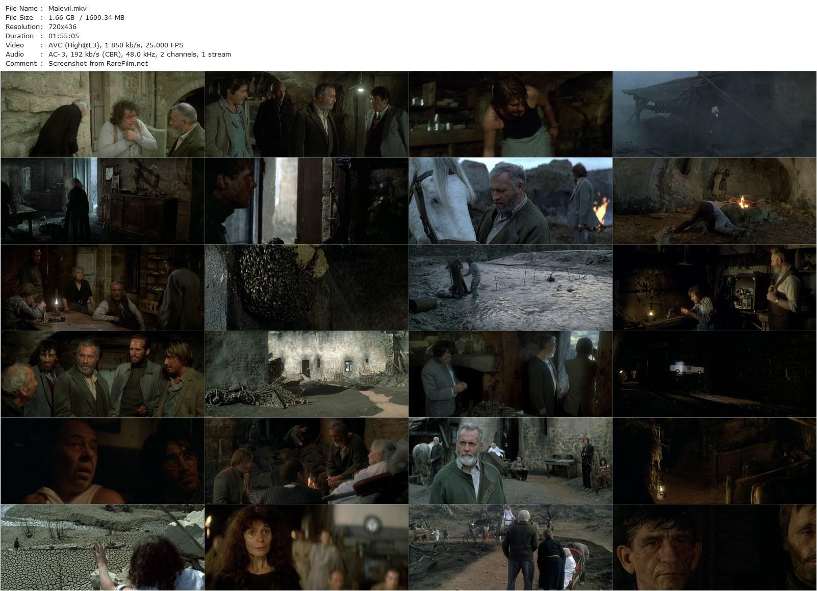 Malevil (1981) Christian de Chalonge, Michel Serrault, Jacques Dutronc, Jacques Villeret-poster