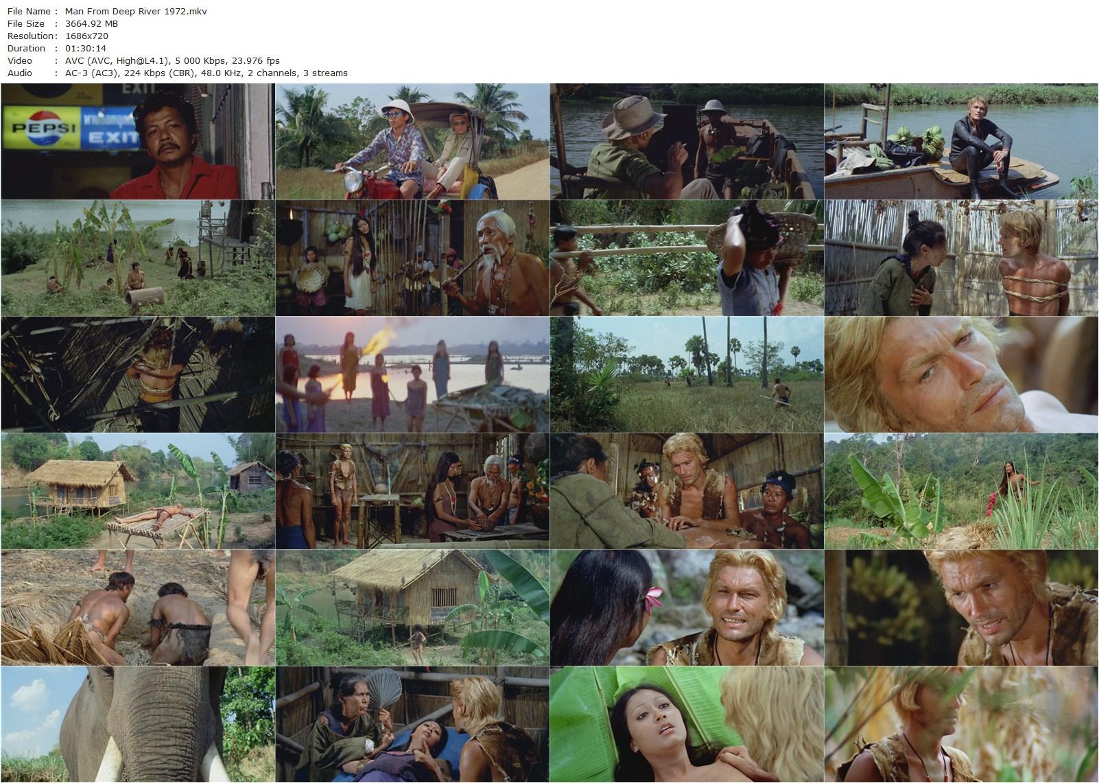 Man from Deep River (1972) Umberto Lenzi, Ivan Rassimov, Me Me Lai, Prasitsak Singhara-poster