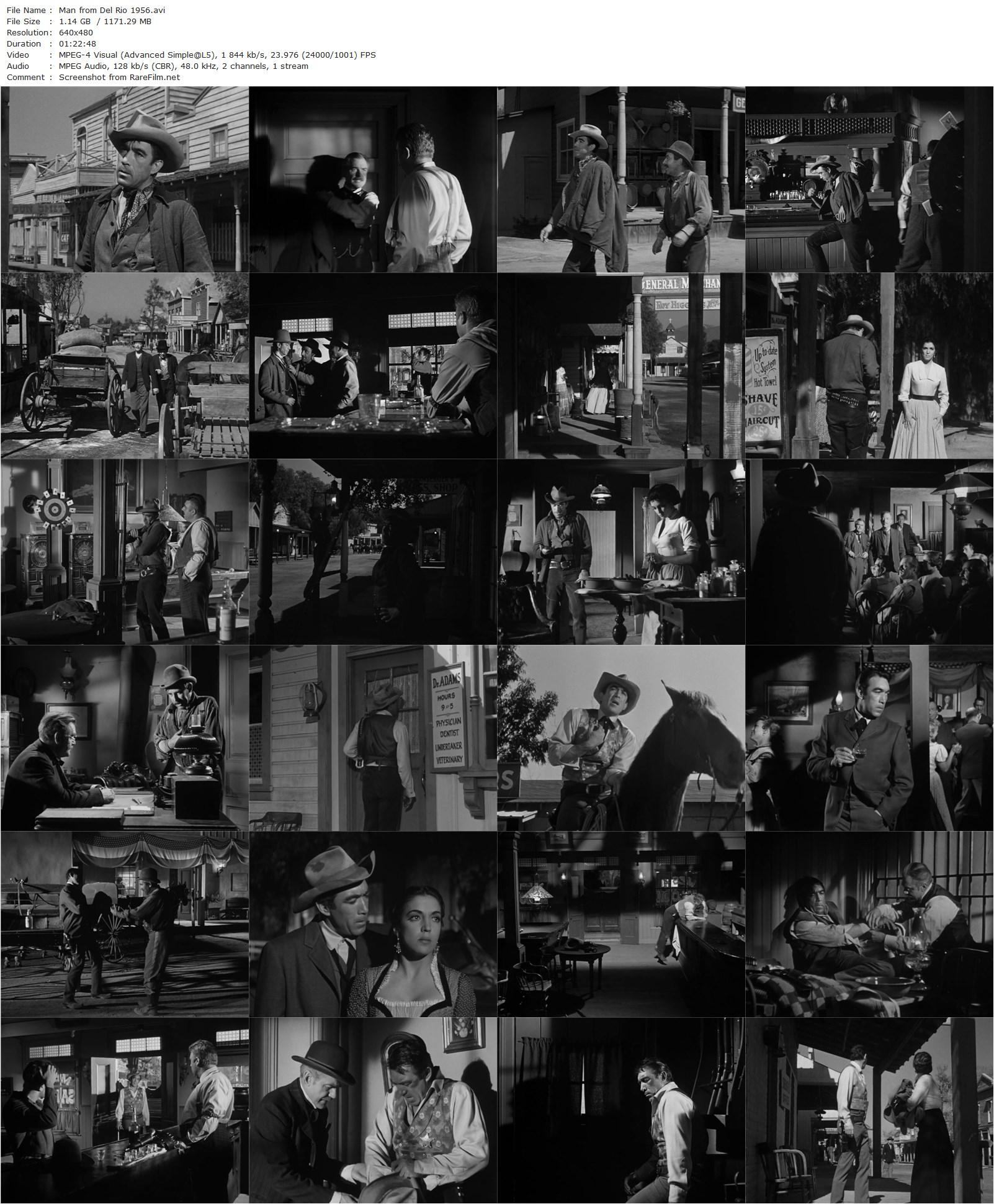 Man from Del Rio (1956) Harry Horner, Anthony Quinn, Katy Jurado, Peter Whitney-poster