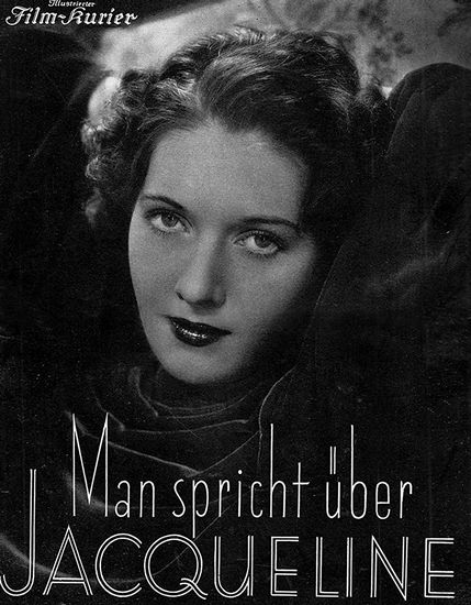 Man spricht über Jacqueline (1937) Werner Hochbaum,  Wera Engels, Albrecht Schoenhals, Sabine Peters