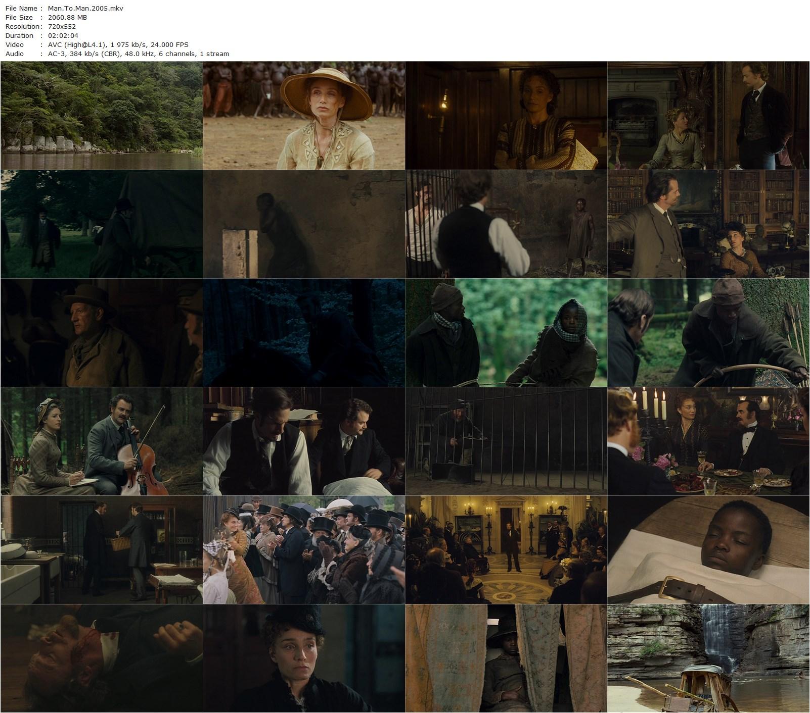 Man to Man (2005) Régis Wargnier, Joseph Fiennes, Kristin Scott Thomas, Iain Glen-poster