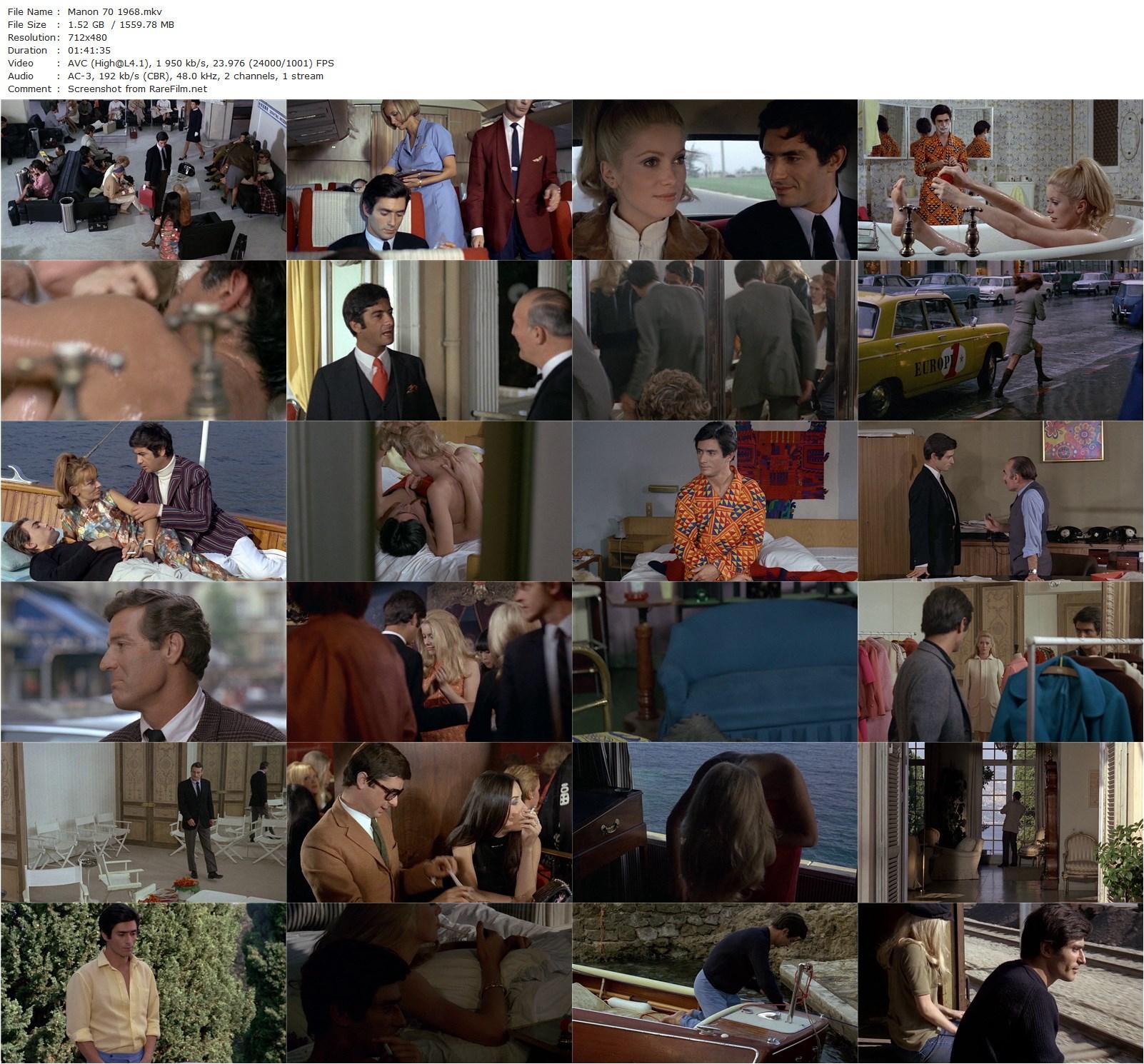 Manon 70 (1968) Jean Aurel, Catherine Deneuve-poster