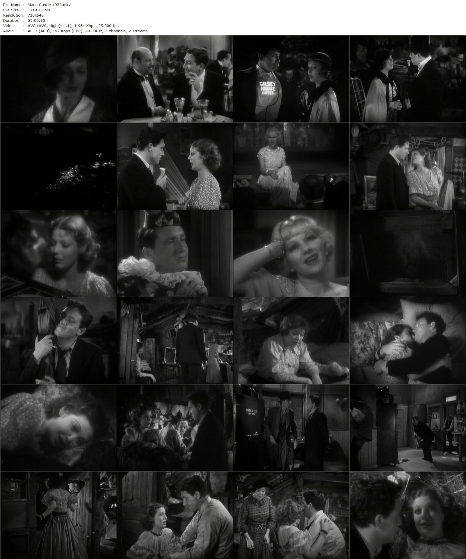 Man’s Castle (1933) Frank Borzage, Spencer Tracy, Loretta Young, Marjorie Rambeau-poster