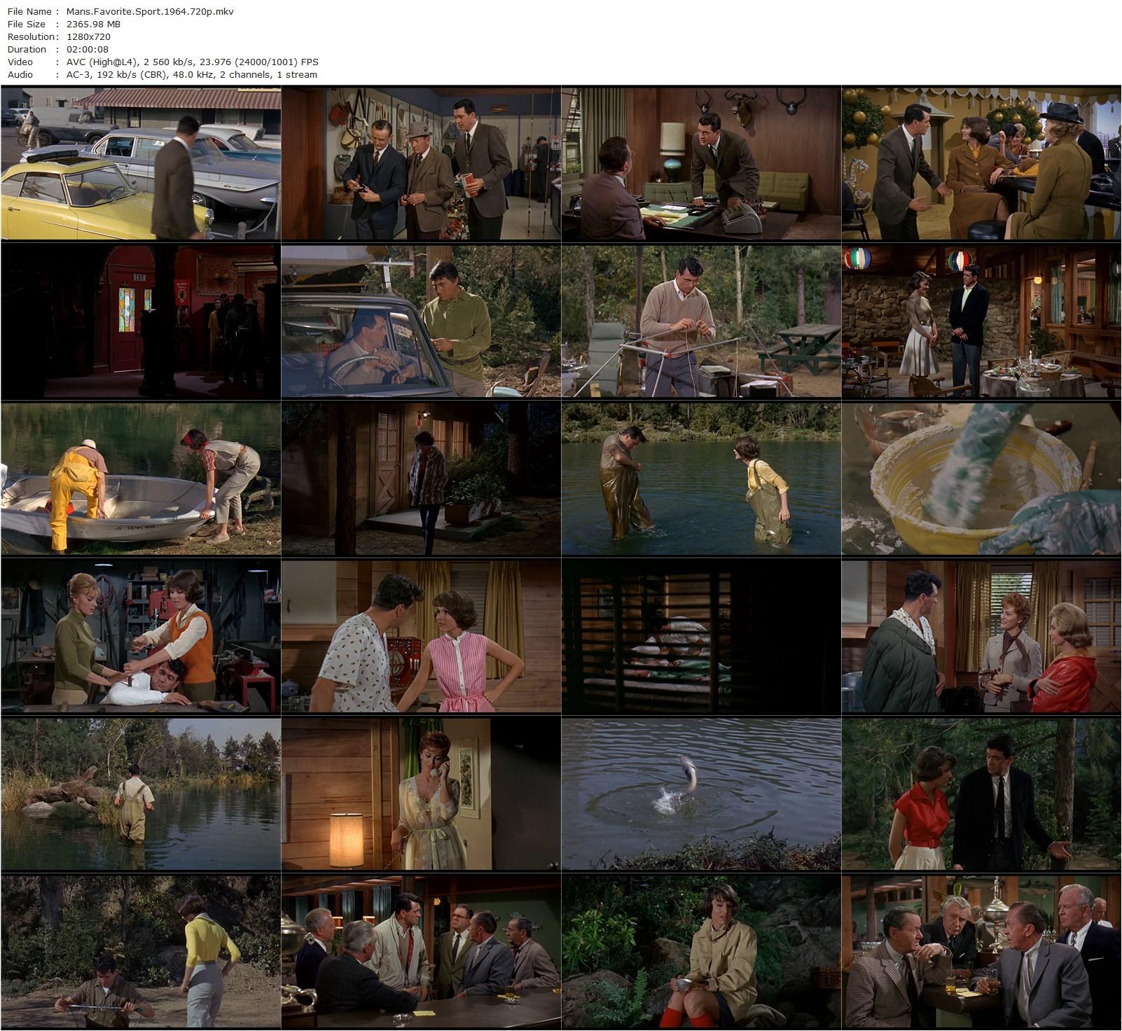 Man’s Favorite Sport? (1964) Howard Hawks, Rock Hudson, Paula Prentiss, Maria Perschy-poster