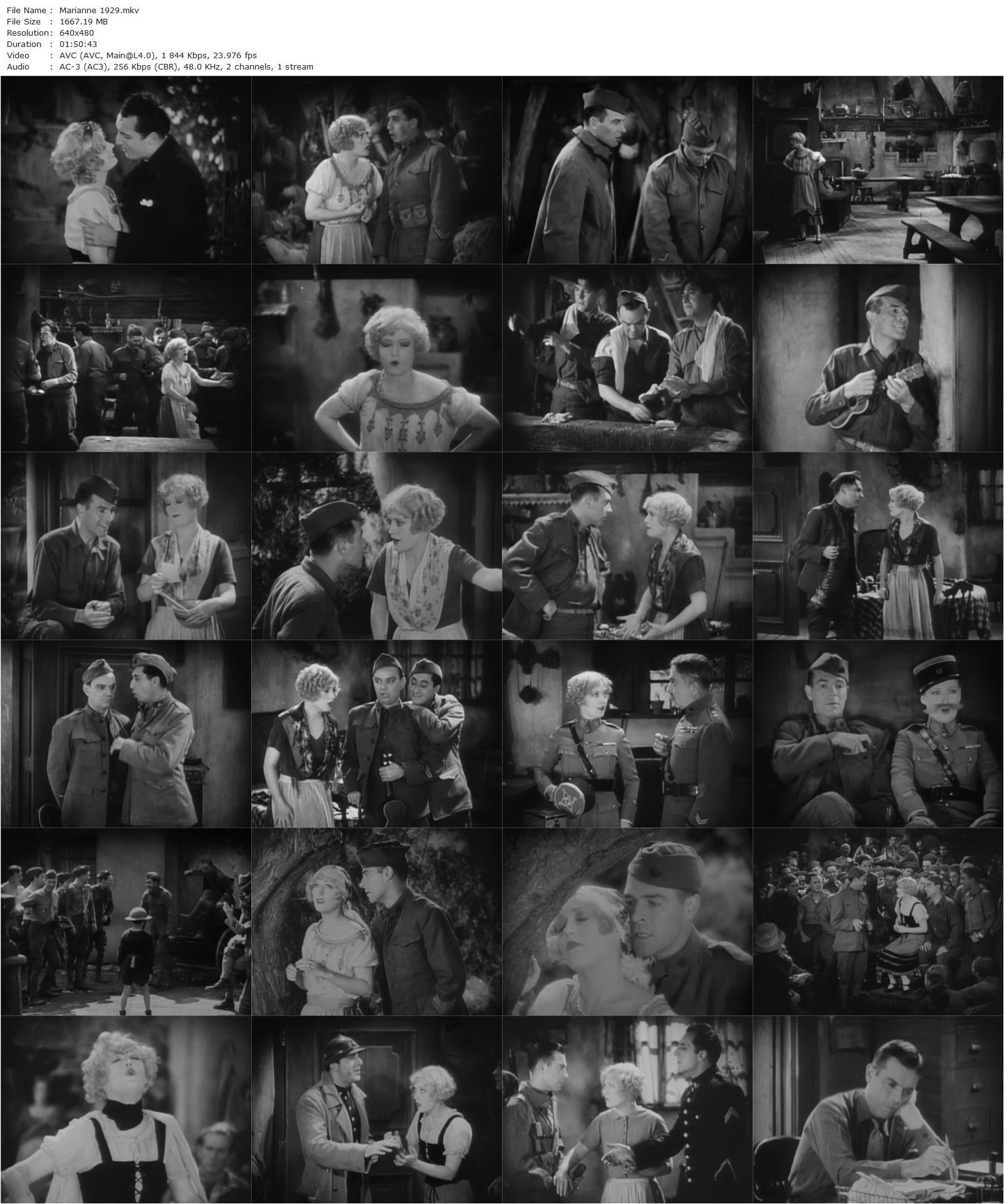 Marianne (1929) Robert Z. Leonard, Marion Davies, George Baxter, Lawrence Gray-poster