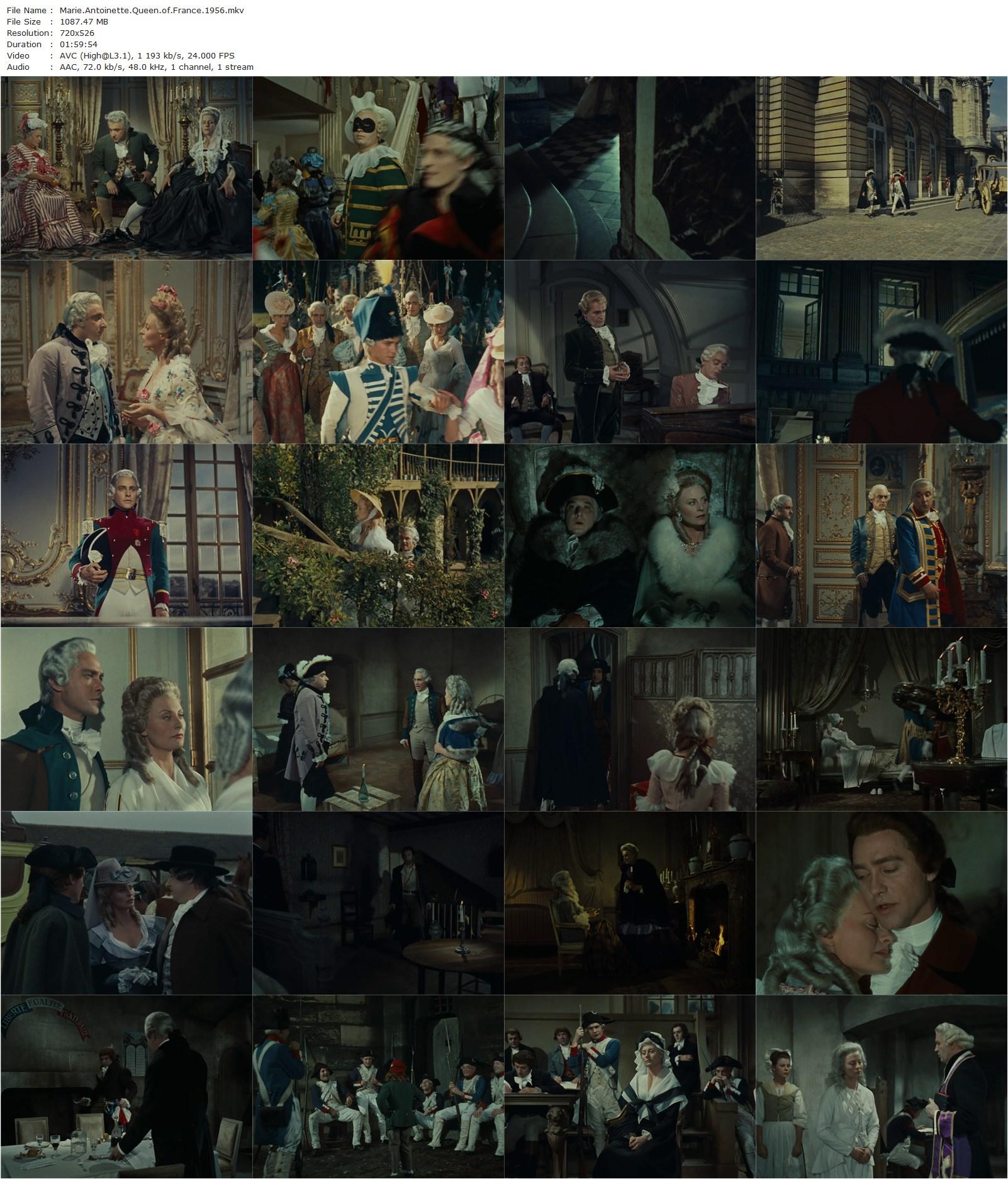 Marie Antoinette Queen of France AKA Marie-Antoinette reine de France (1956) Jean Delannoy, Michèle Morgan, Richard Todd, Jacques Morel-poster