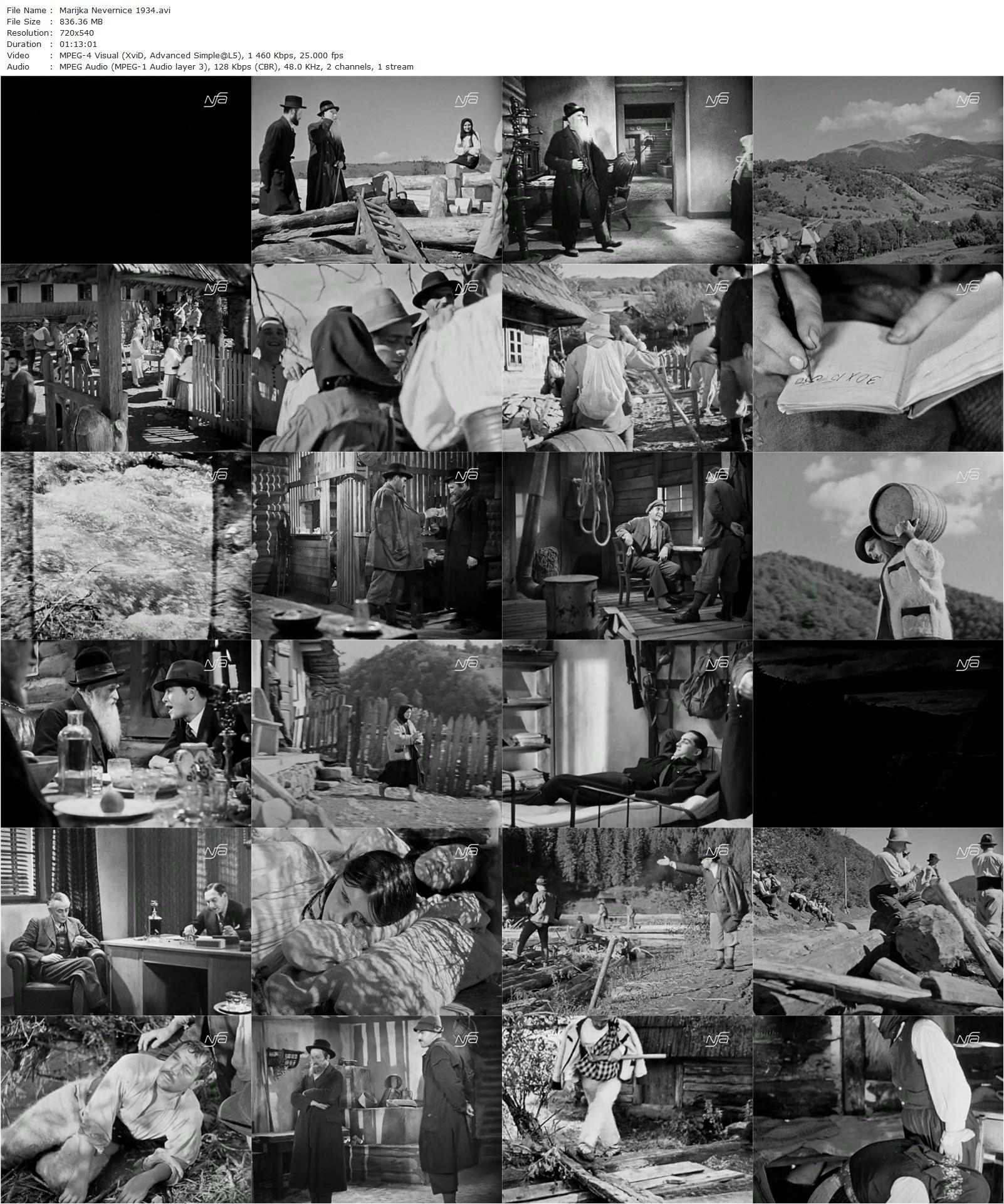 Faithless Marijka / Marijka nevernice (1934) Vladislav Vancura, Hana Maria Pravda-poster