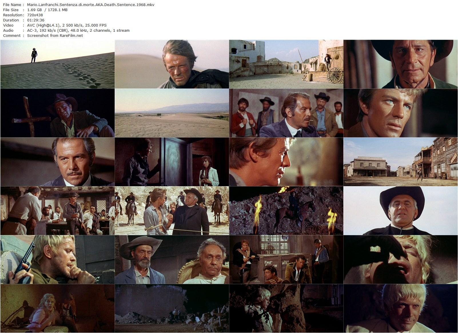 Death Sentence / Sentenza di morte (1968) Mario Lanfranchi, Robin Clarke, Enrico Maria Salerno, Richard Conte-poster