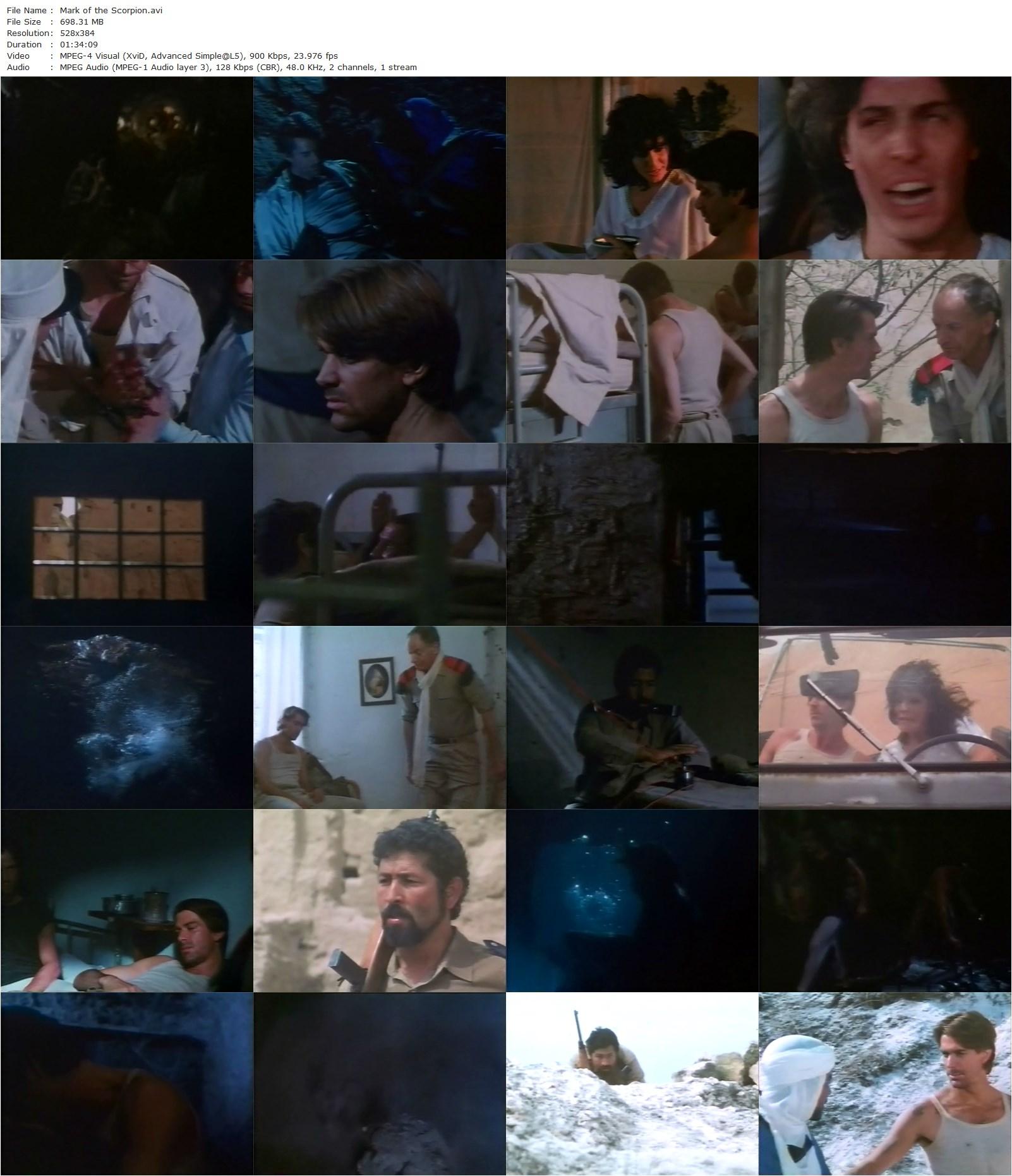 Mark of the Scorpion (1986) Massimo Pirri, Andy J. Forest, Danilo Mattei, Milly D’Abbraccio-poster