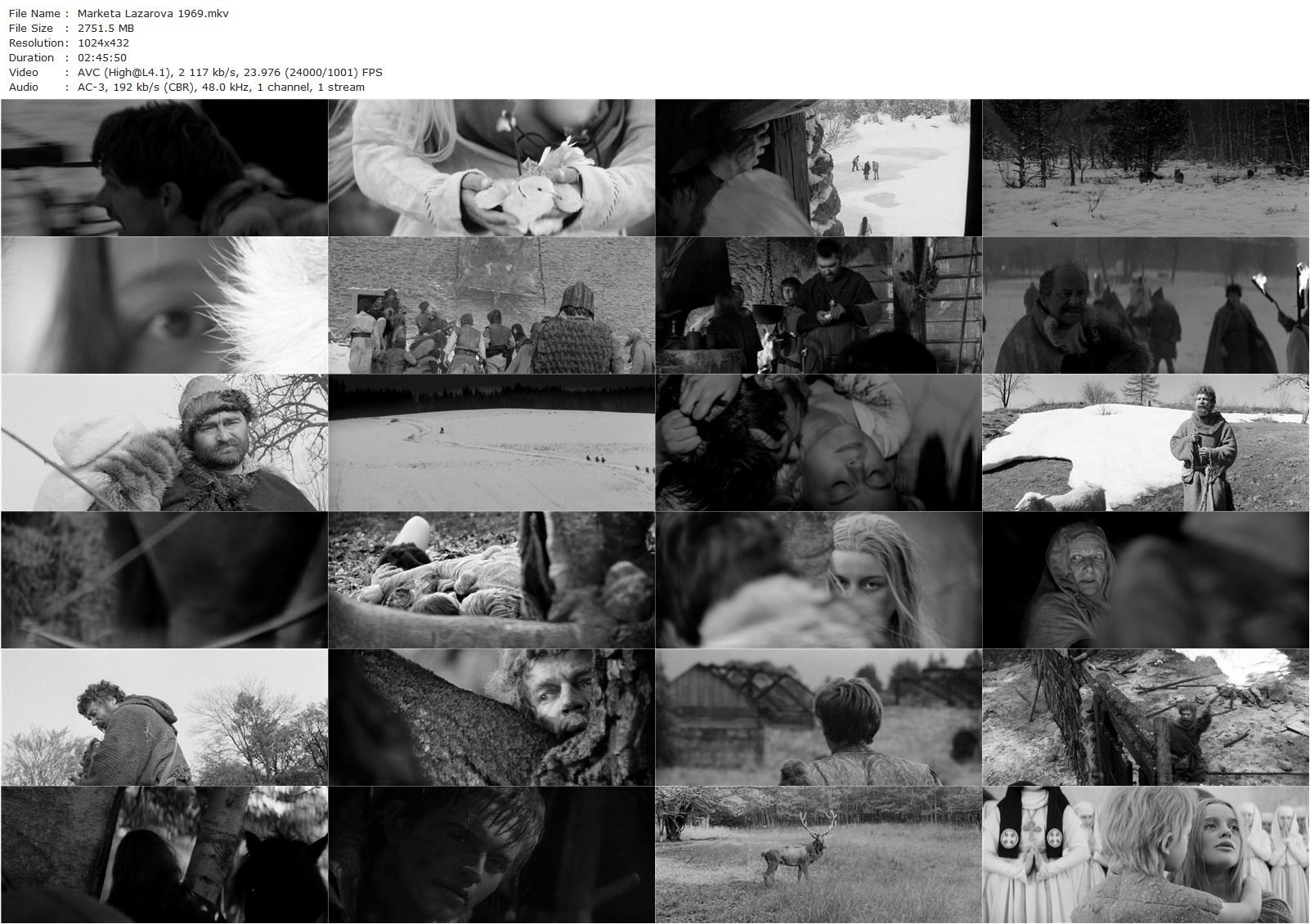 Marketa Lazarová (1967) Frantisek Vlácil, Josef Kemr, Magda Vásáryová, Nada Hejna-poster