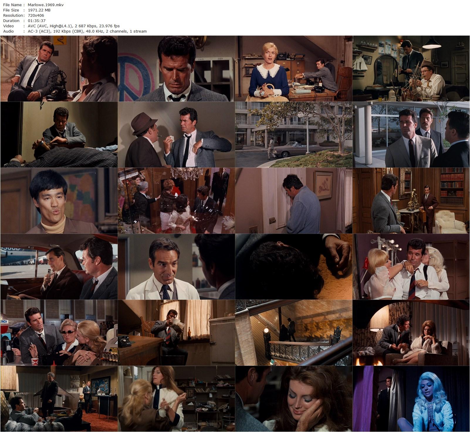 Marlowe (1969) Paul Bogart, James Garner, Gayle Hunnicutt, Carroll O’Connor-poster