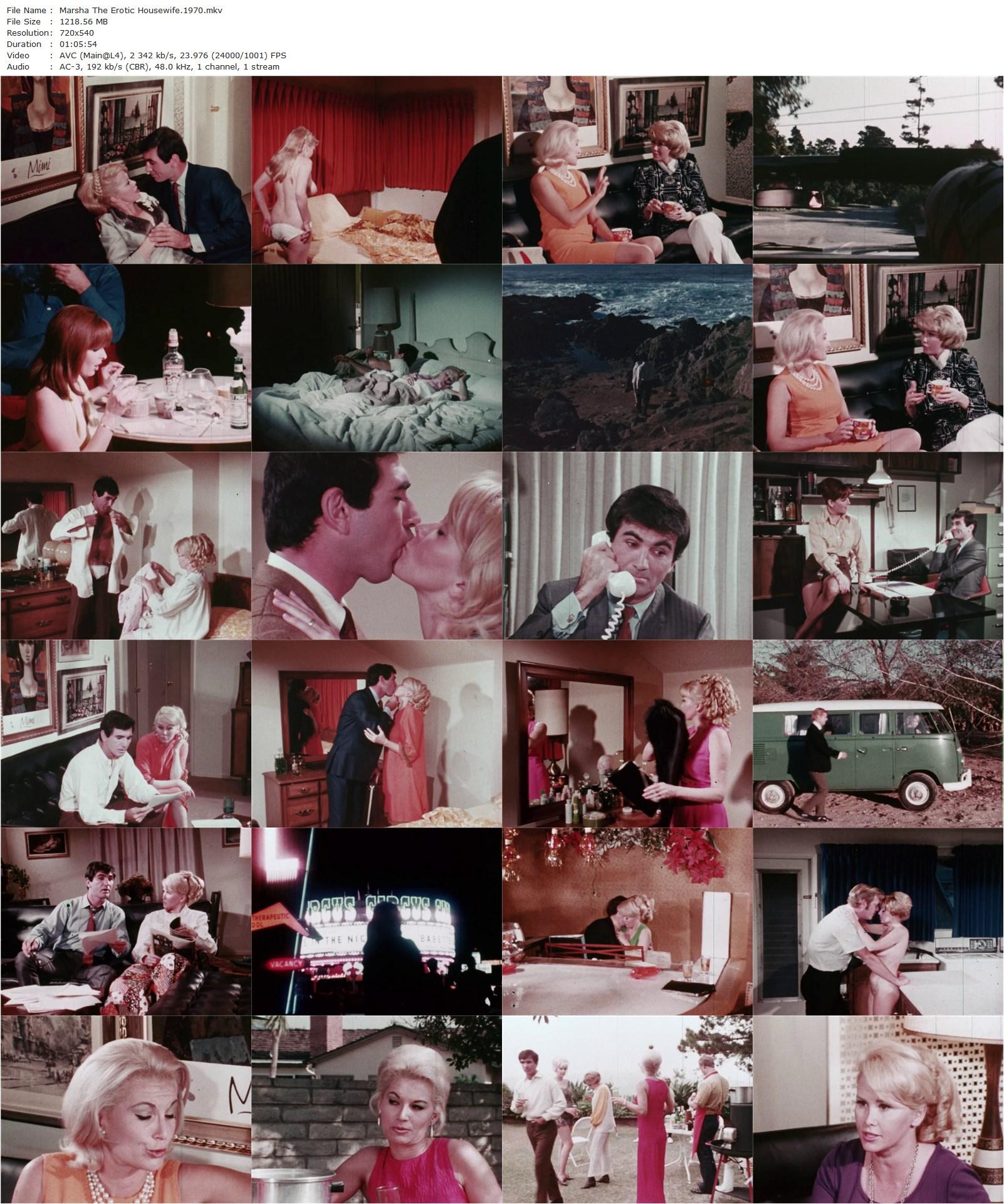 Marsha The Erotic Housewife (1970) Donald A. Davis, Marsha Jordan, Ann Perry, Edward Blessington-poster