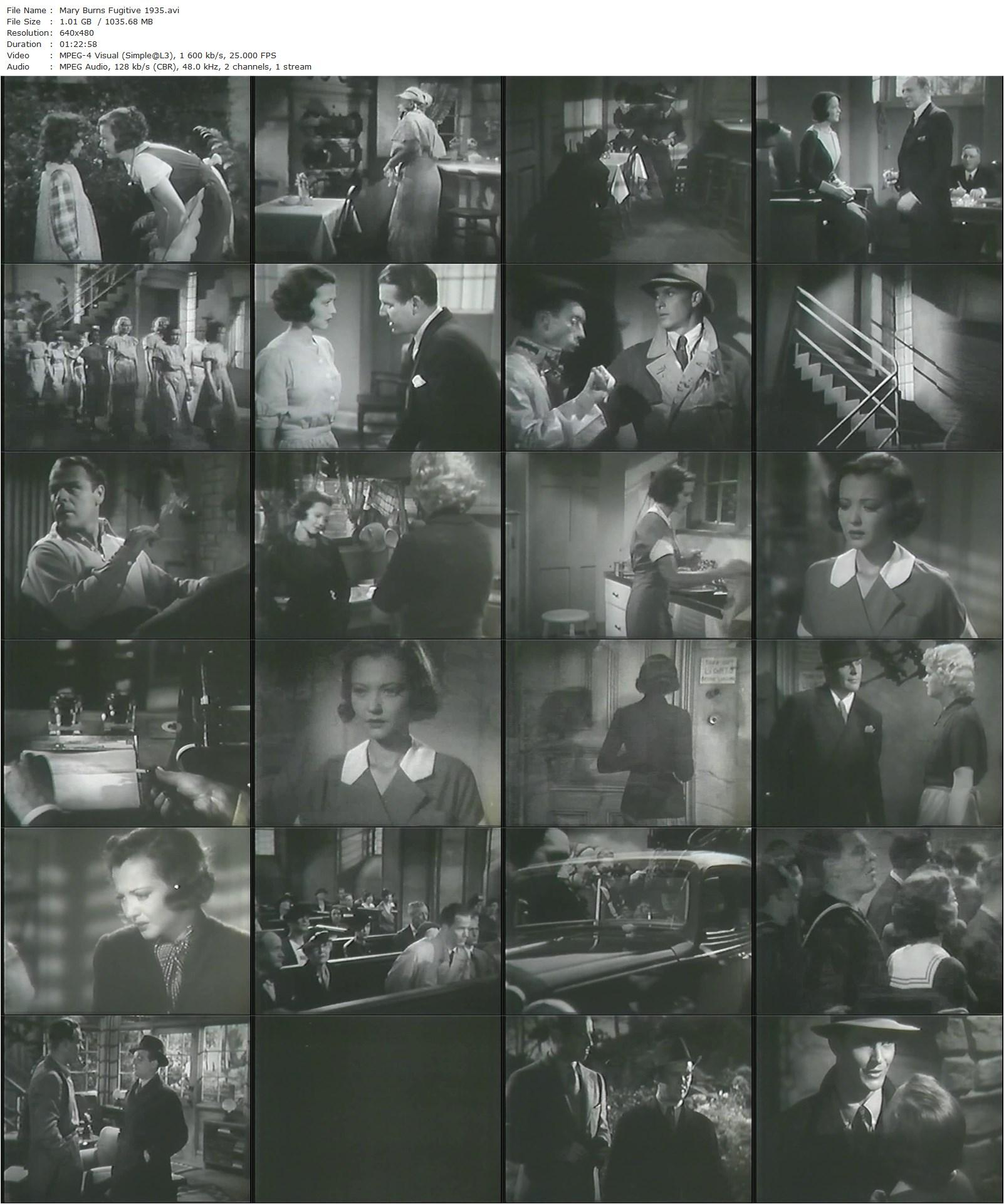 Mary Burns, Fugitive (1935) William K. Howard, Sylvia Sidney, Melvyn Douglas, Alan Baxter-poster