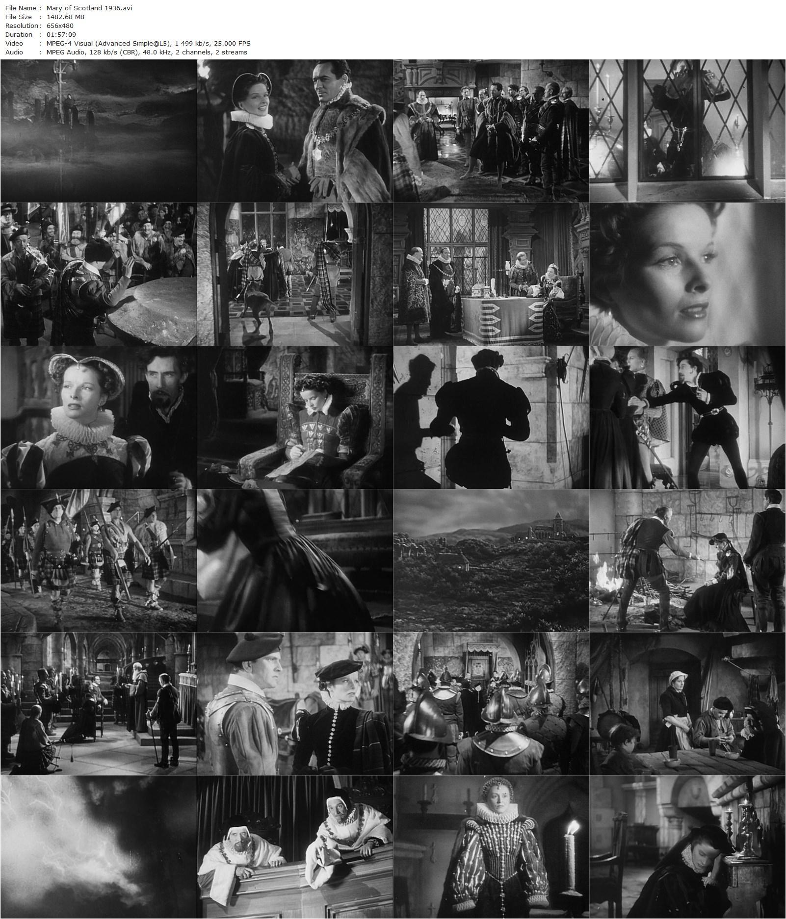 Mary of Scotland (1936) John Ford, Leslie Goodwins, Katharine Hepburn, Fredric March, Florence Eldridge-poster