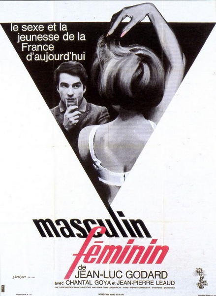 Masculine, Feminine: In 15 Acts (1966) Jean-Luc Godard, Jean-Pierre Léaud, Chantal Goya, Marlène Jobert