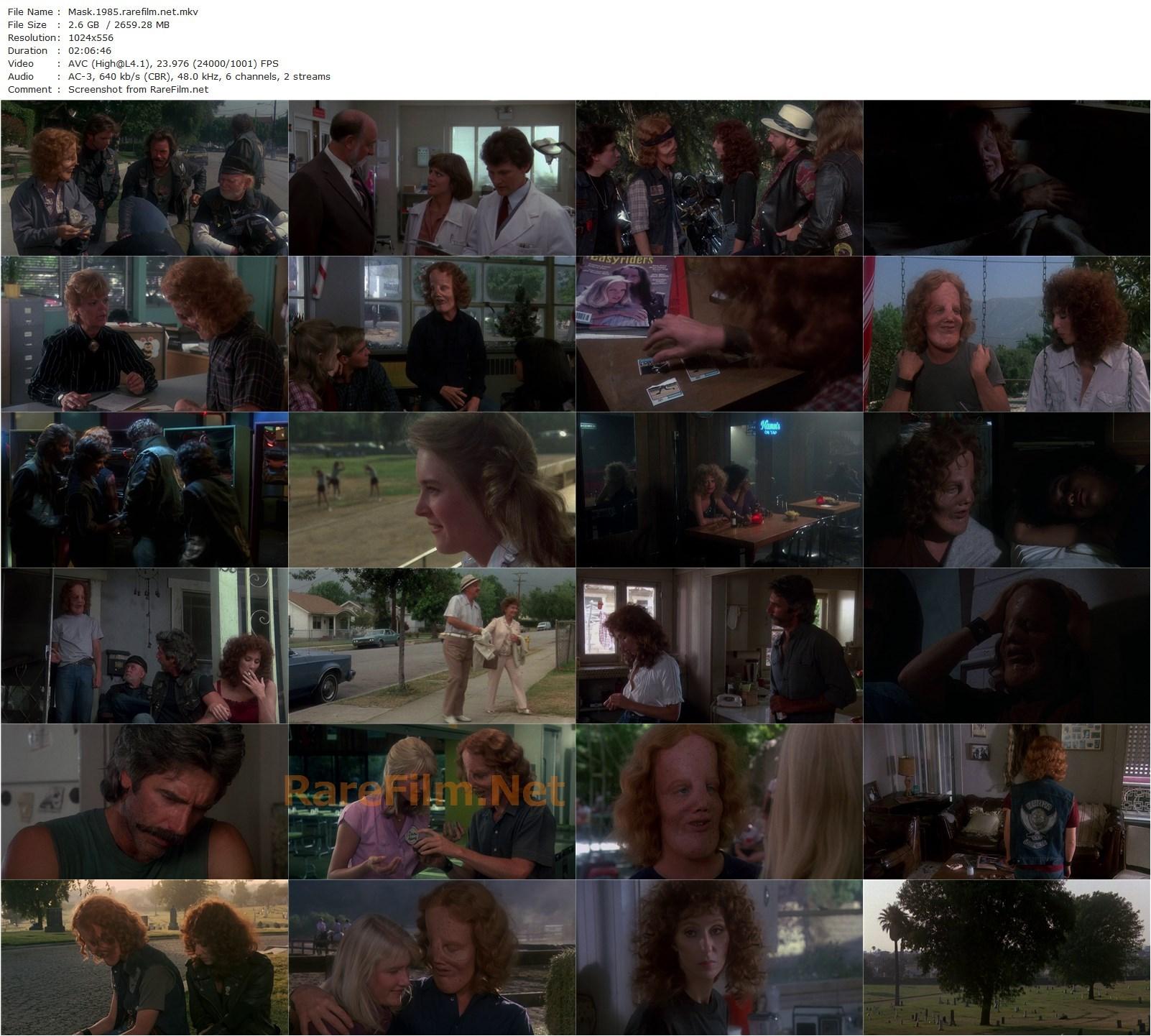 Mask (1985) Peter Bogdanovich, Cher, Eric Stoltz, Sam Elliott-poster