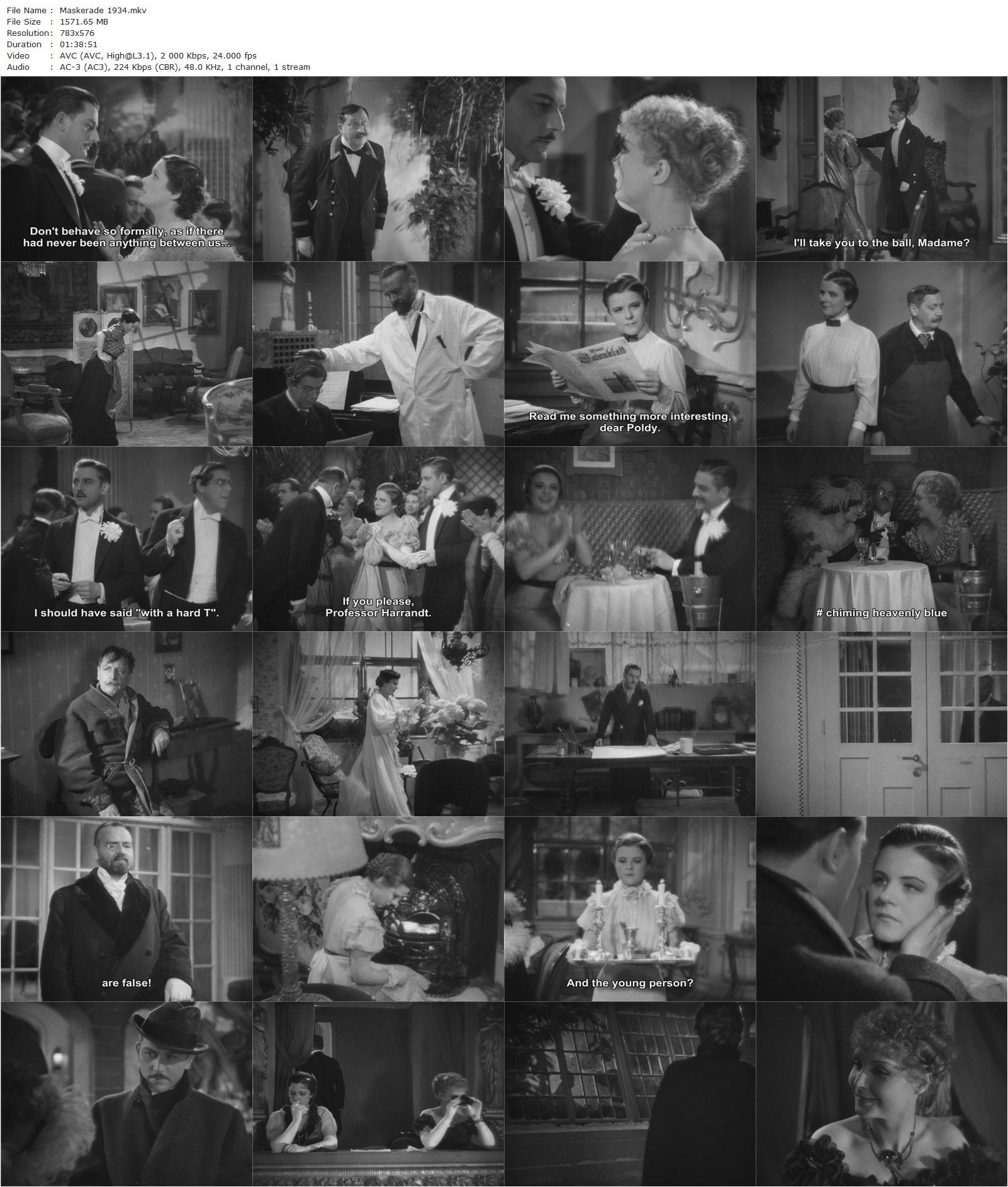 Masquerade in Vienna (1934) Willi Forst, Paula Wessely, Anton Walbrook, Peter Petersen-poster