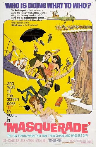 Masquerade (1965) Basil Dearden, Cliff Robertson, Jack Hawkins, Marisa Mell