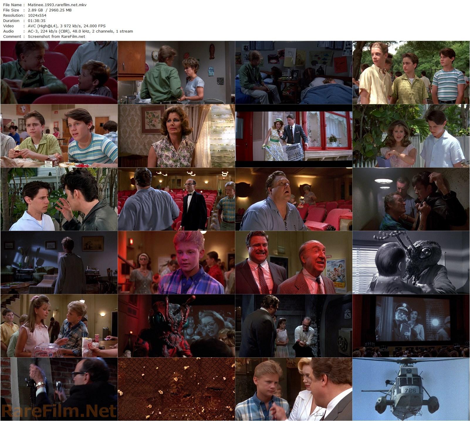 Matinee (1993) Joe Dante, John Goodman, Cathy Moriarty, Simon Fenton-poster