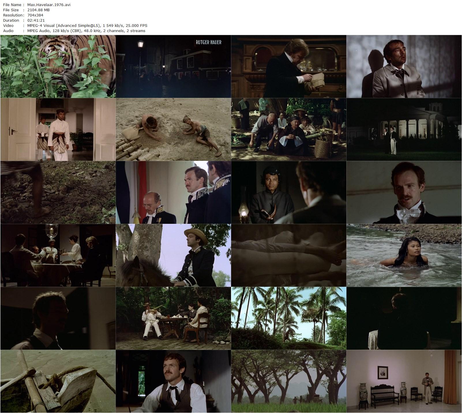 Max Havelaar (1976) Fons Rademakers, Peter Faber, Sacha Bulthuis, Adendu Soesilaningrat-poster