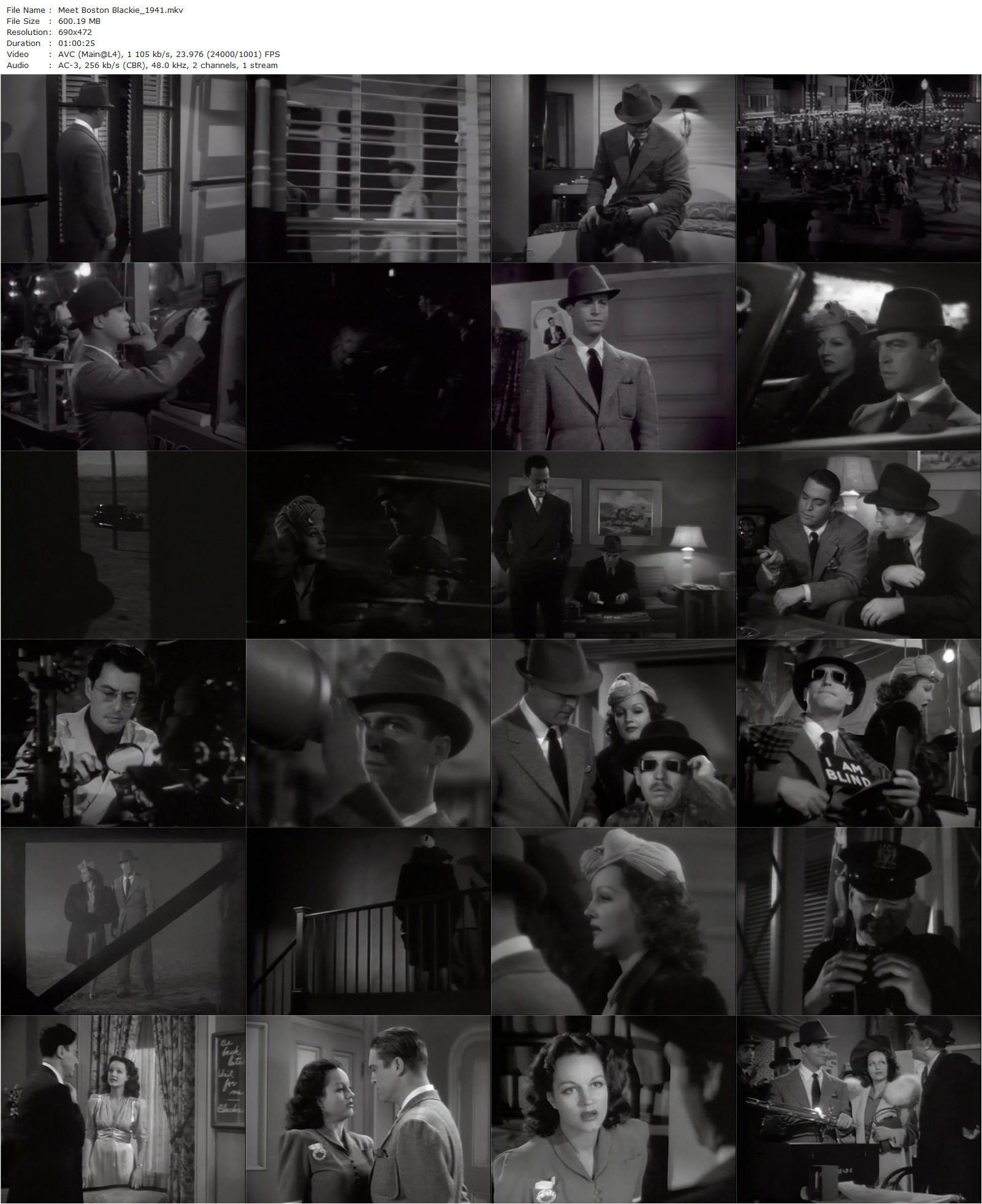 Meet Boston Blackie (1941) Robert Florey, Chester Morris, Rochelle Hudson, Richard Lane-poster