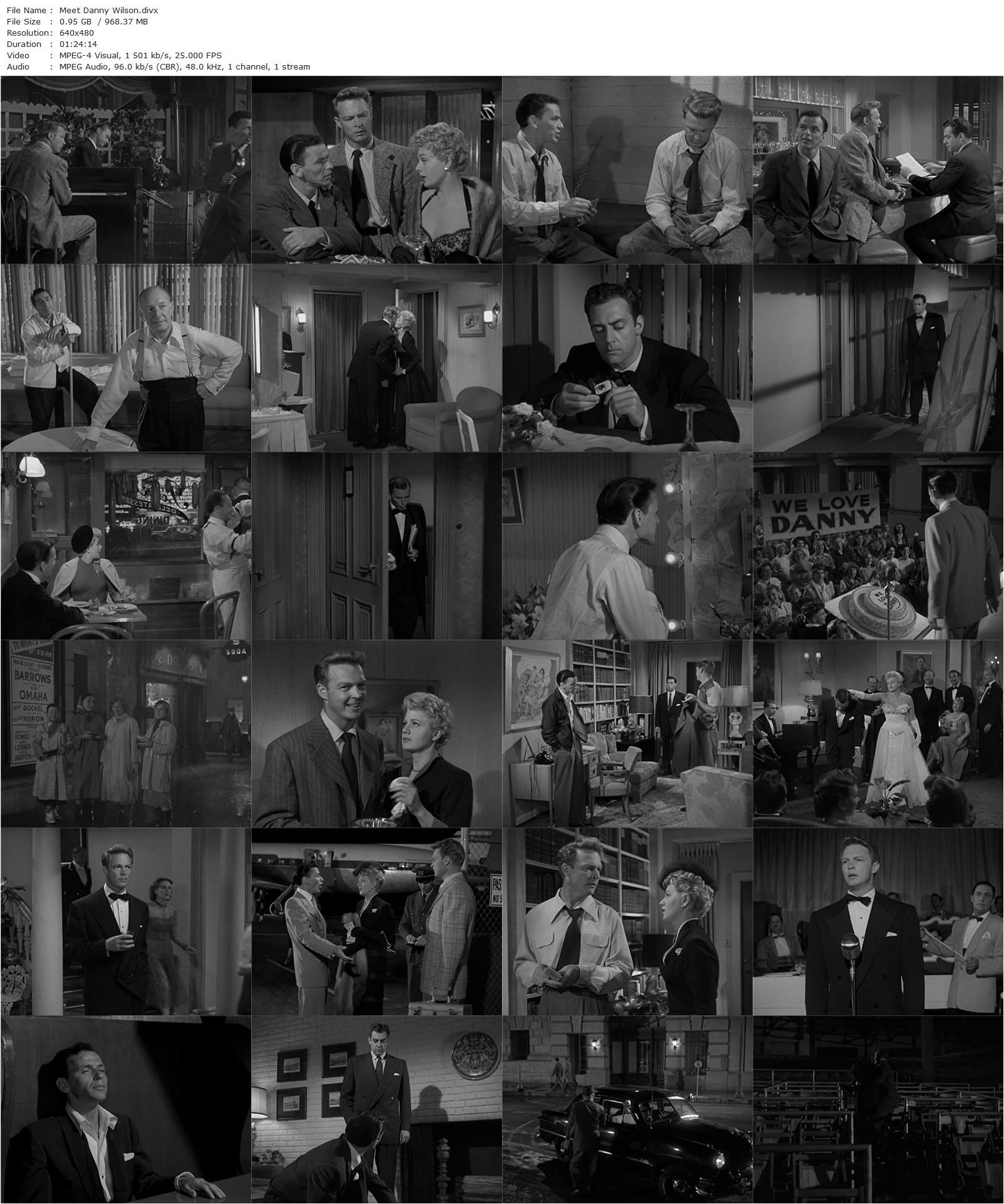 Meet Danny Wilson (1952) Joseph Pevney, Frank Sinatra, Shelley Winters, Alex Nicol-poster