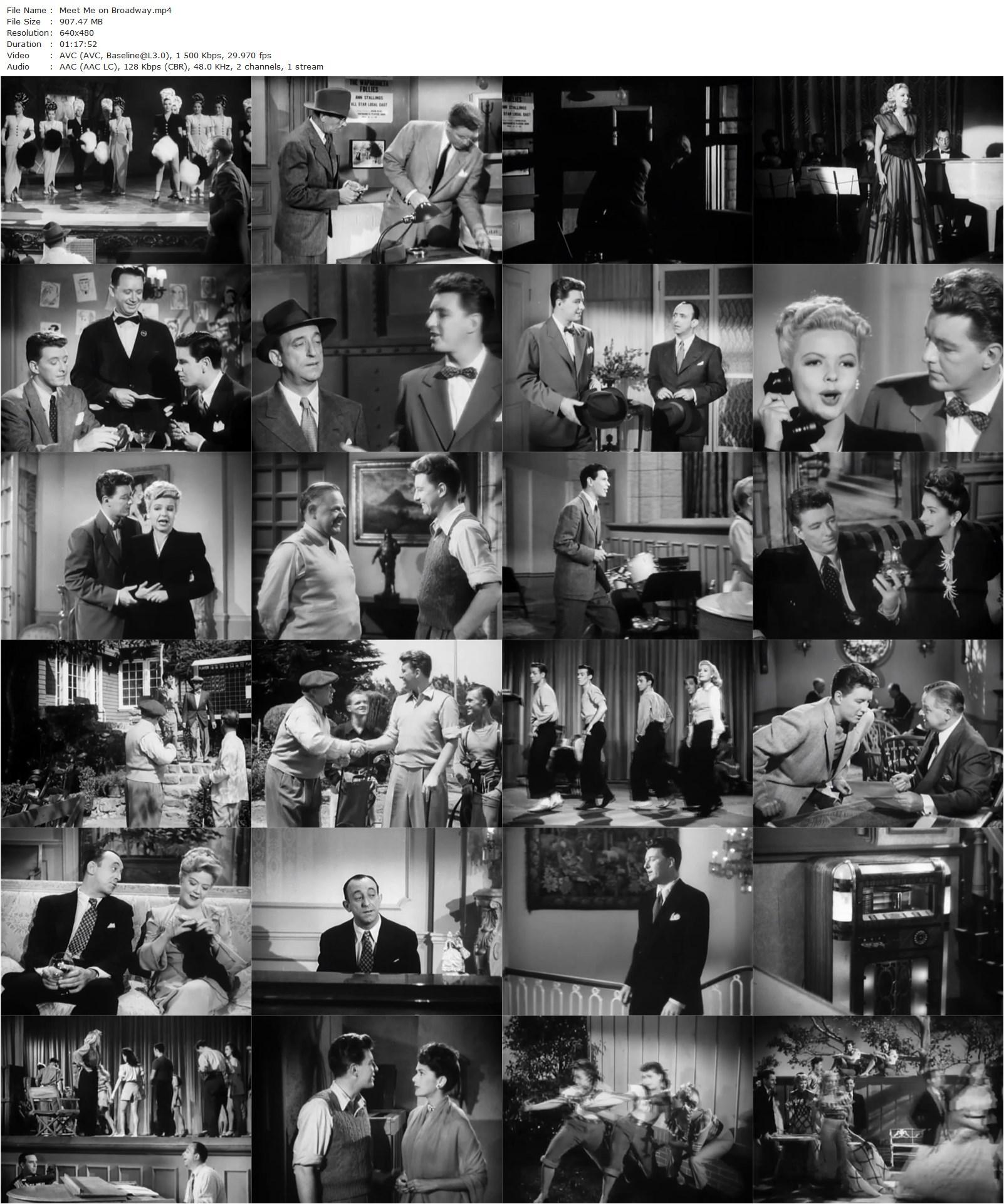 Meet Me on Broadway (1946) Leigh Jason, Marjorie Reynolds, Frederick Brady, Jinx Falkenburg-poster