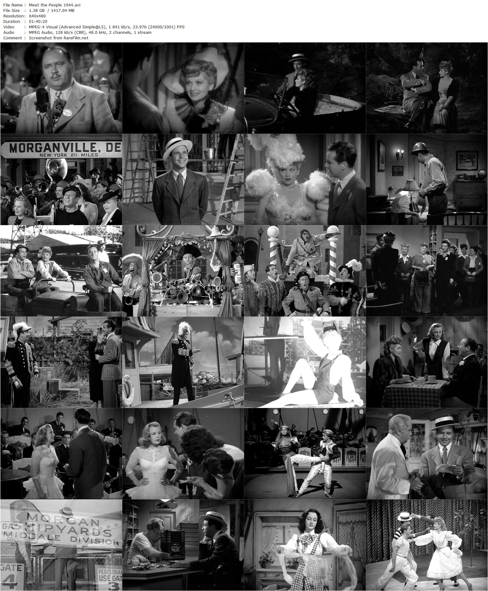 Meet the People (1944) Charles Reisner, Lucille Ball, Dick Powell, Virginia O’Brien-poster