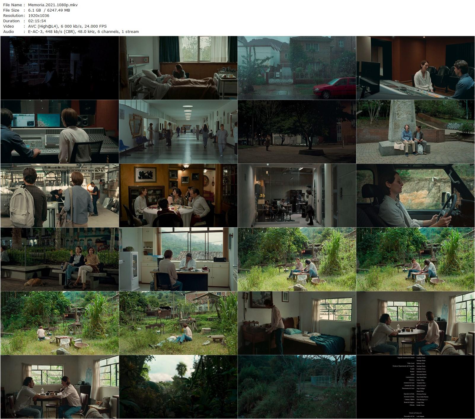 Memoria (2021) Apichatpong Weerasethakul, Tilda Swinton, Elkin Díaz, Jeanne Balibar-poster