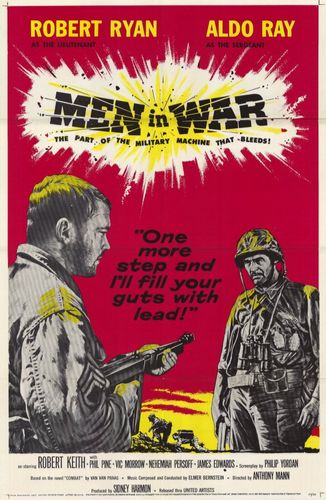 Men in War (1957) Anthony Mann, Robert Ryan, Aldo Ray, Robert Keith