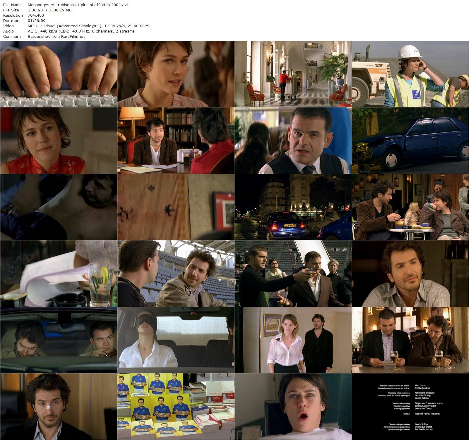 The Story of My Life / Mensonges et trahisons et plus si affinités… (2004) Laurent Tirard, Edouard Baer, Marie-Josée Croze, Clovis Cornillac-poster