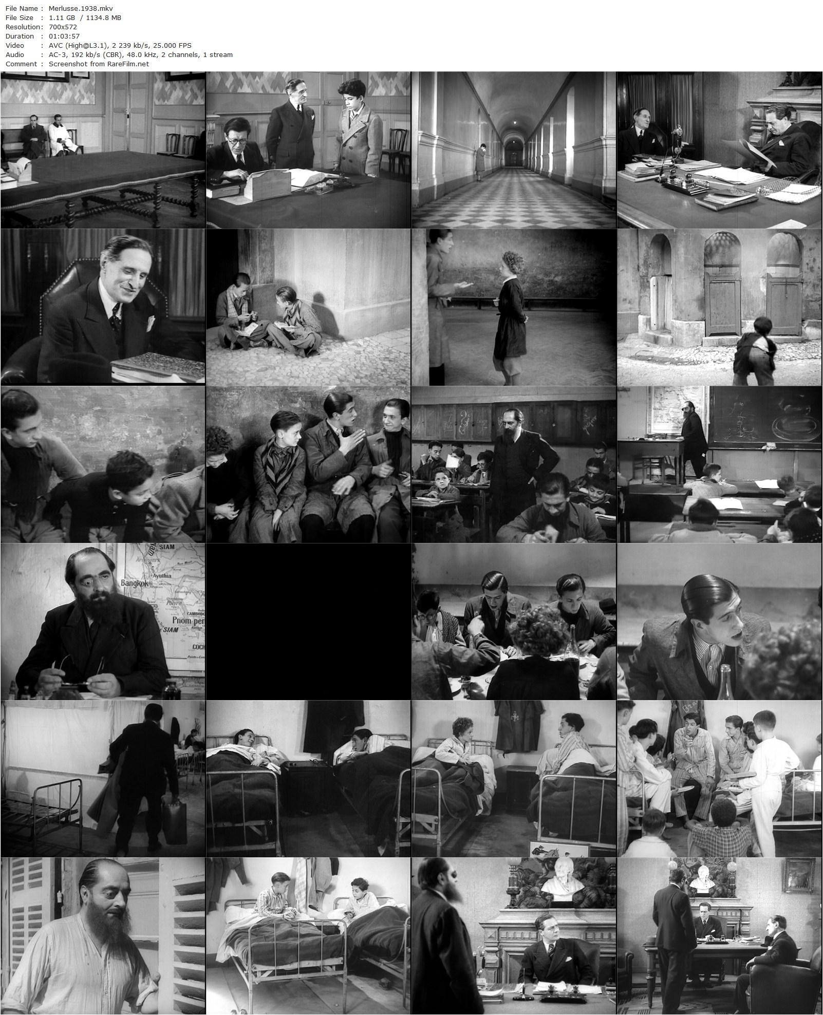 Merlusse (1938) Marcel Pagnol, Henri Poupon-poster