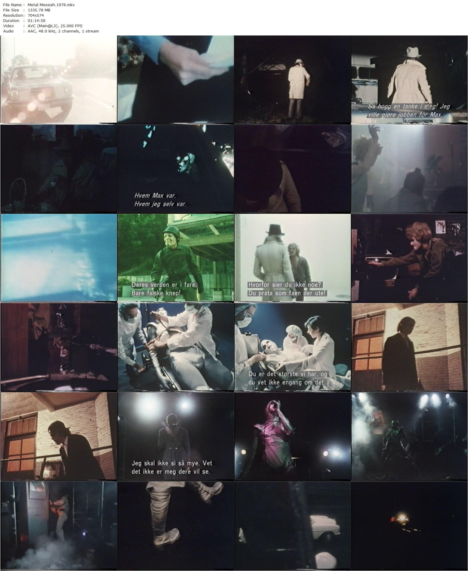 Metal Messiah (1978) Tibor Takács, John Paul Young, Richard Ward Allen, David Jensen-poster