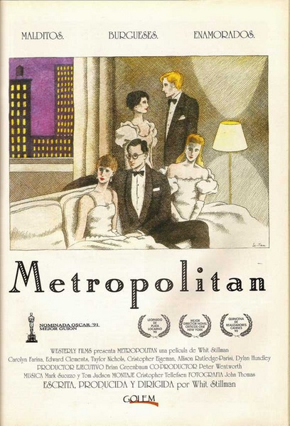 Metropolitan (1990) Whit Stillman, Carolyn Farina, Edward Clements, Chris Eigeman