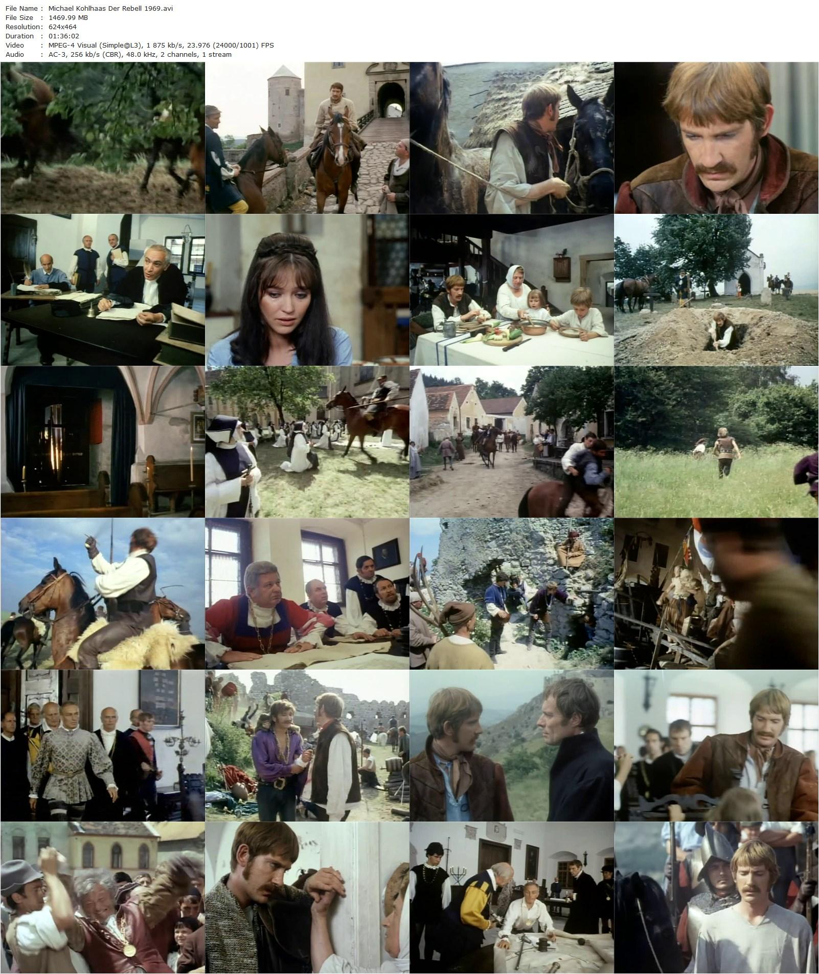 Michael Kohlhaas – Der Rebell (1969) Volker Schlöndorff, David Warner, Anna Karina, Thomas Holtzmann-poster