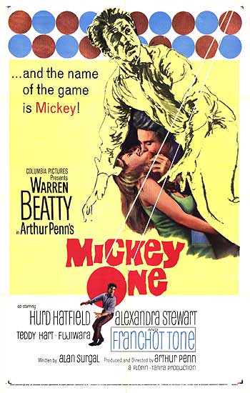 Mickey One (1965) Arthur Penn, Warren Beatty, Alexandra Stewart, Hurd Hatfield