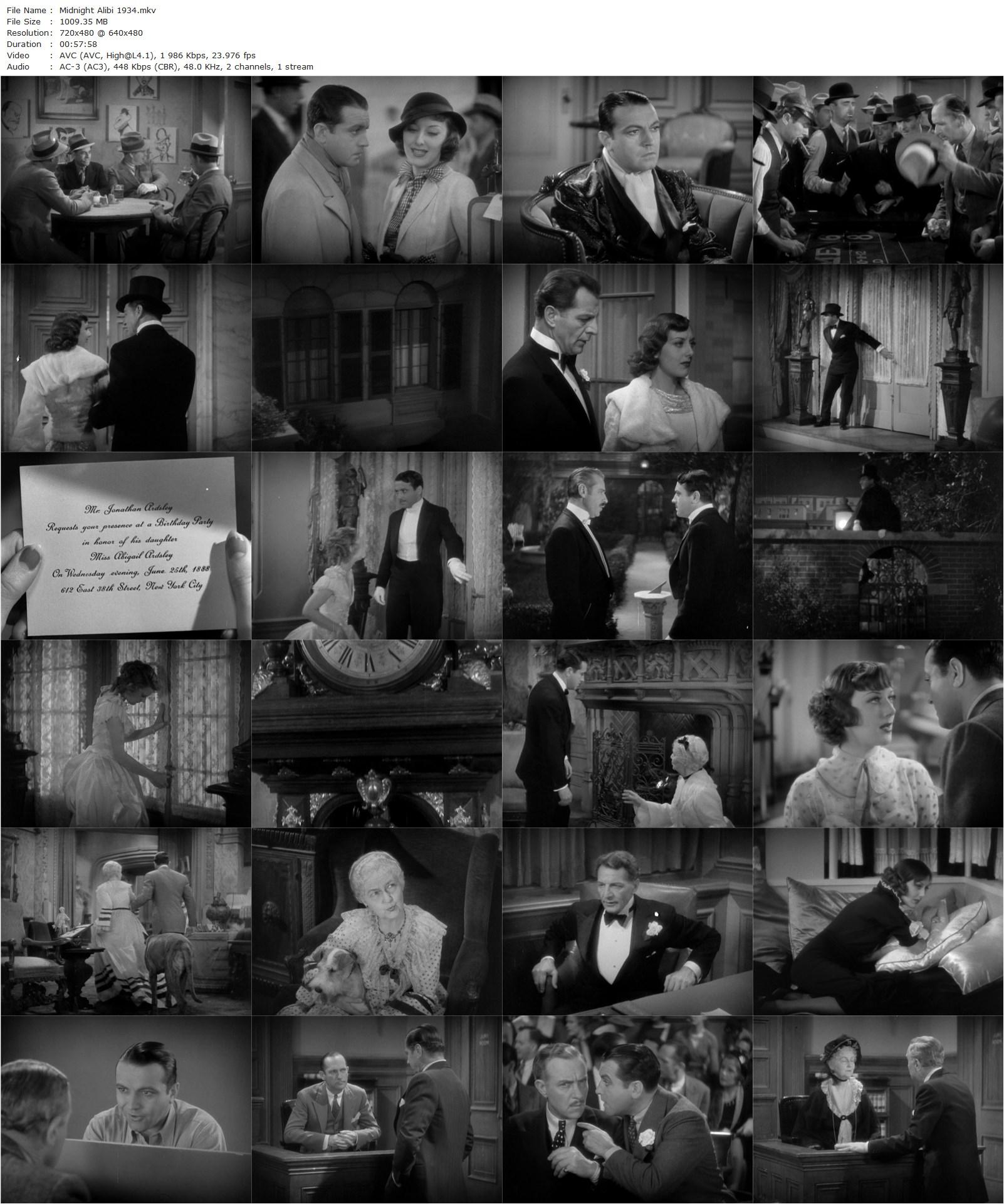 Midnight Alibi (1934) Alan Crosland, Richard Barthelmess, Ann Dvorak, Helen Chandler-poster