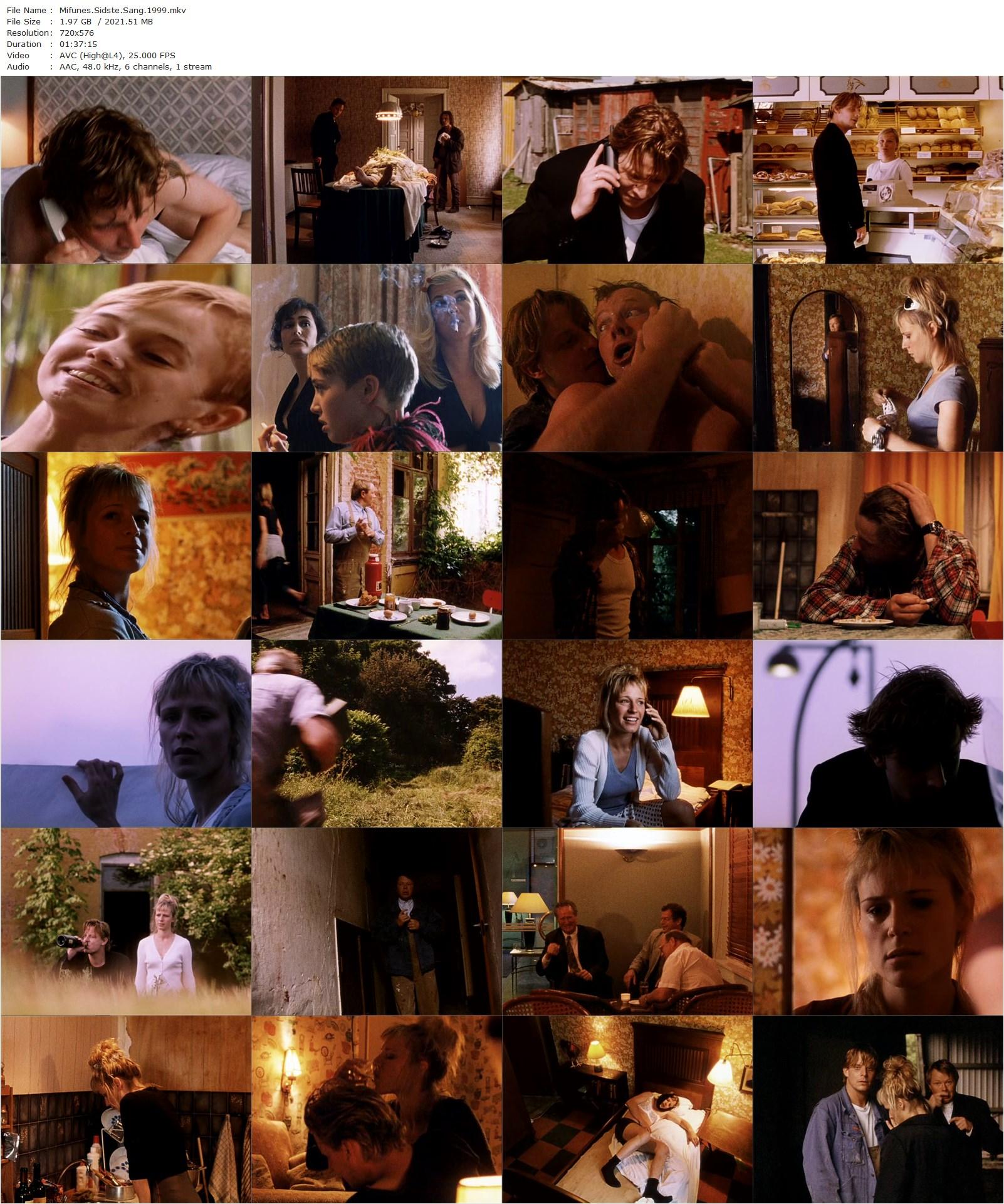 Mifune’s Last Song AKA Mifunes sidste sang (1999) Søren Kragh-Jacobsen, Iben Hjejle, Anders W. Berthelsen, Jesper Asholt-poster