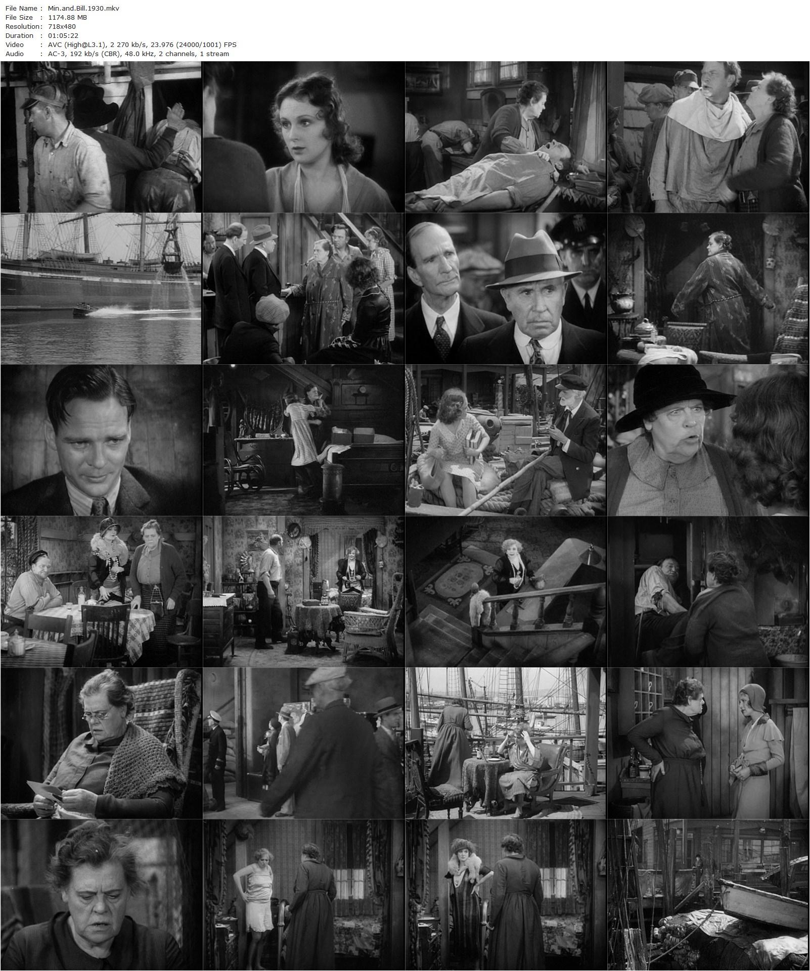 Min and Bill (1930) George W. Hill, Marie Dressler, Wallace Beery, Dorothy Jordan-poster