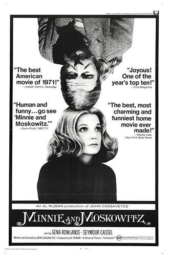 Minnie and Moskowitz (1971) John Cassavetes, Gena Rowlands, Seymour Cassel, Val Avery
