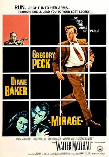 Mirage (1965) Edward Dmytryk, Gregory Peck, Diane Baker, Walter Matthau