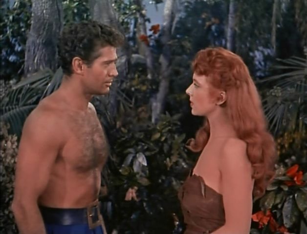 Miss Robin Crusoe (1954) Eugene Frenke, Amanda Blake, George Nader, Rosalind Hayes-poster